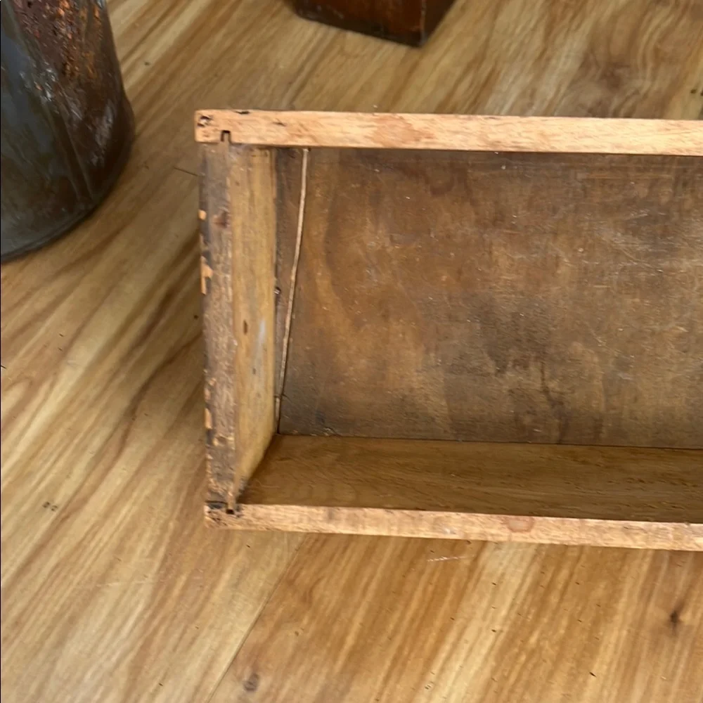 Carved Wooden Drawer with Ornate Design